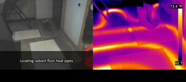 Locating Radiant Floor Heating Pipes With Infrared Inspection